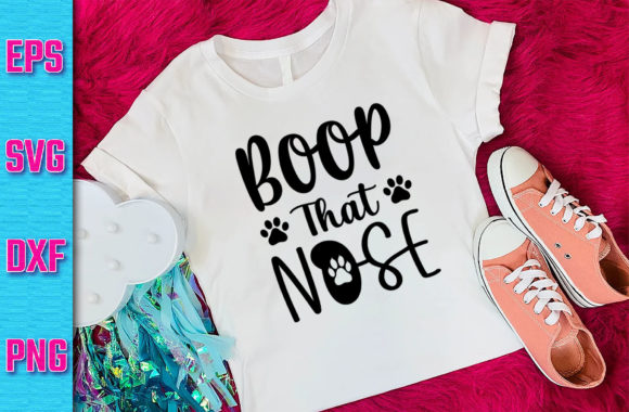 Boop That Nose SVG Design