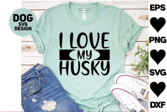 Design Review: Dog Svg Design. I Love My Husky