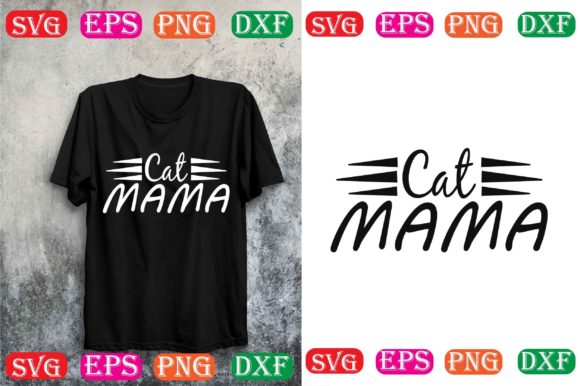dog svg design.cat mama