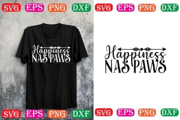 Happy Paws Embroidery Design