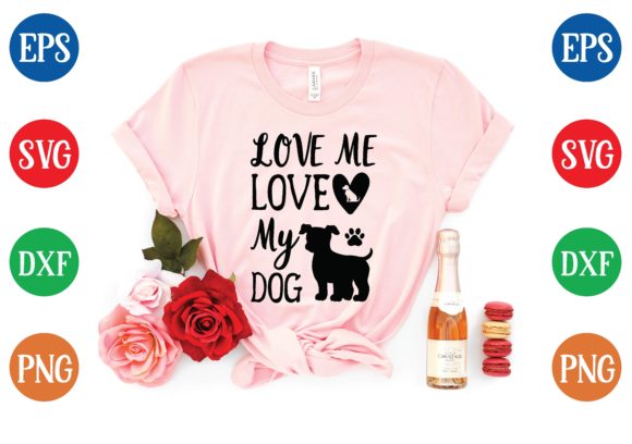 Love Me Love My Dog Svg